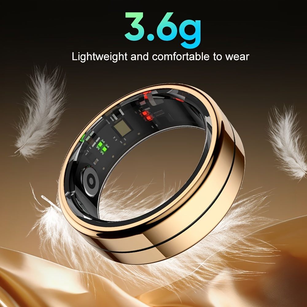 Youth Demon Smart Ring with 5ATM High Quality, Touch Screen, Lightweight Design, and Modern Look. Ideal for Business, Sports and Other Occasions, with Various Sports Modes. A Great Gift for Friends and Family.